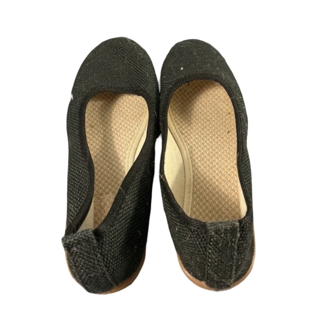 Comfort Knit Black Women's Slip-On Flats